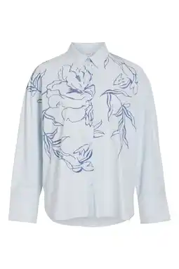 Wehkamp VILA blouse lichtblauw aanbieding