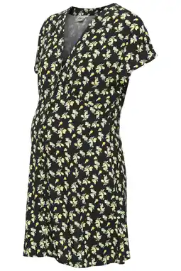 Wehkamp ONLY MATERNITY zwangerschaps mini jurk zwart aanbieding