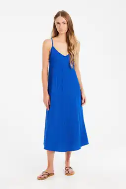 Wehkamp Protest midi jurk blauw aanbieding