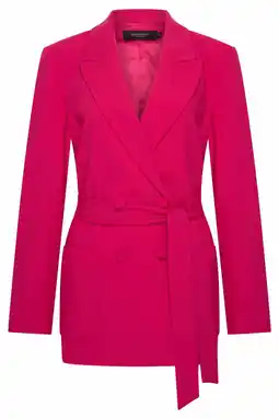 Wehkamp Claudia Sträter regular blazer fuchsia aanbieding