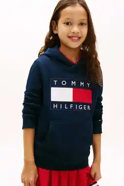 Wehkamp Tommy Hilfiger hoodie donkerblauw aanbieding