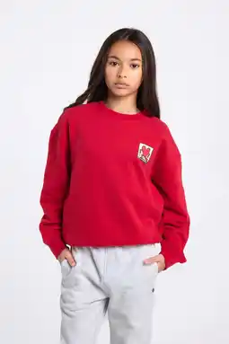 Wehkamp America Today sweater met backprint rood aanbieding