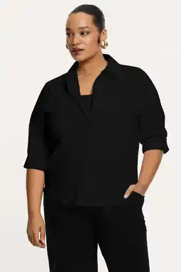 Wehkamp YOEK blouse zwart aanbieding