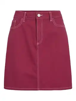 Wehkamp VILA spijkerrok fuchsia aanbieding