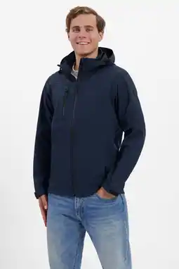 Wehkamp Kjelvik softshelljas Victor donkerblauw aanbieding