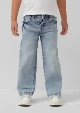 Wehkamp s.Oliver baggy jeans light blue denim aanbieding