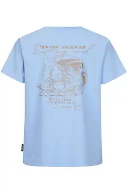 Wehkamp Retour Jeans T-shirt met backprint lichtblauw aanbieding