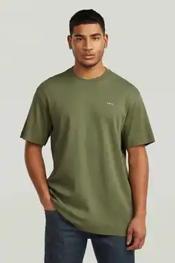 Wehkamp G-STAR regular T-shirt groen aanbieding