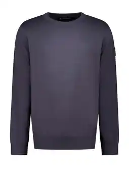 Wehkamp Airforce pullover fijn gebreid blauw aanbieding