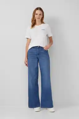 Wehkamp s.Oliver wide leg jeans blauw aanbieding