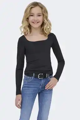 Wehkamp KIDS ONLY GIRL longsleeve zwart aanbieding