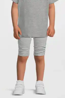 Wehkamp Anytime skinny biker shorts grijs melange aanbieding