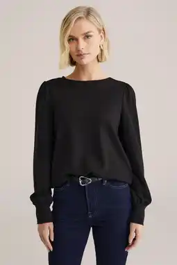 Wehkamp WE Fashion sweater zwart aanbieding