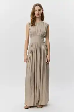 Wehkamp Sofie Schnoor maxi jurk beige aanbieding