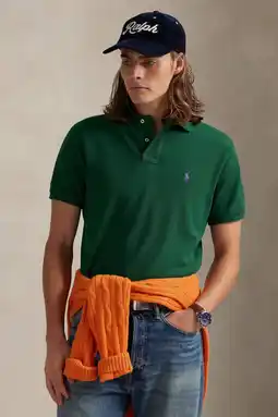 Wehkamp Polo Ralph Lauren slim polo groen aanbieding