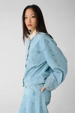 Wehkamp Shoeby denim spijkerjas light blue denim aanbieding