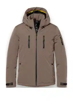 Wehkamp District winterjas taupe aanbieding