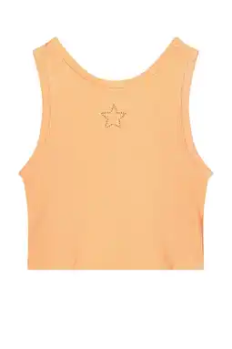 Wehkamp Like Flo Young mouwloze top oranje aanbieding