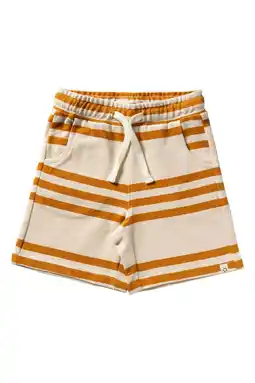 Wehkamp Your Wishes regularwaist gestreepte casual short bruin aanbieding