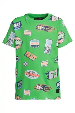 Wehkamp Orange Stars T-shirt groen aanbieding