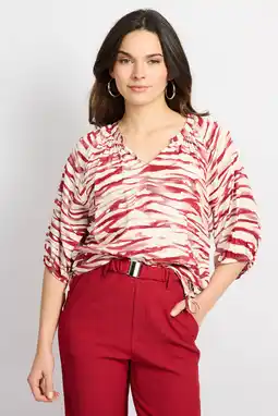 Wehkamp CS the Label blousetop rood aanbieding