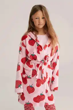 Wehkamp WE Fashion Badjas aardbeien print aanbieding