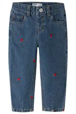 Wehkamp NAME IT MINI NMFBELLA mom jeans medium blue denim aanbieding