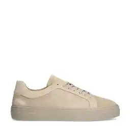 Wehkamp Manfield nubuck sneakers beige aanbieding