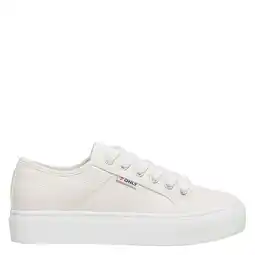 Wehkamp ONLY Onlnoomi Pu Platform Sneaker sneakers wit aanbieding