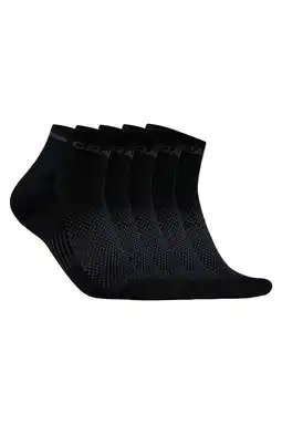 Wehkamp Craft sportsokken Core Mid - zwart (set van 5) aanbieding