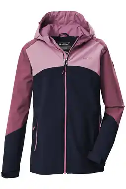 Wehkamp Killtec jas KOS donkerblauw/roze aanbieding