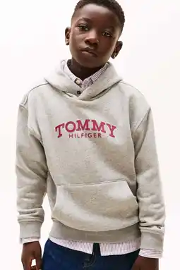 Wehkamp Tommy Hilfiger hoodie grijs aanbieding