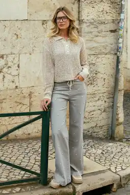 Wehkamp CS the Label trui beige aanbieding