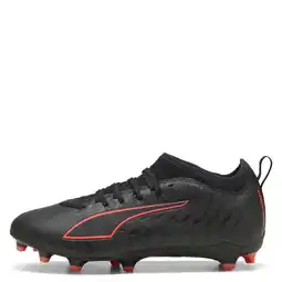 Wehkamp Puma Ultra 6 Match junior voetbalschoenen zwart/rood aanbieding