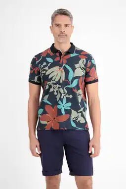 Wehkamp LERROS regular polo blauw aanbieding