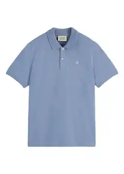 Wehkamp Scotch & Soda regular polo blauw aanbieding