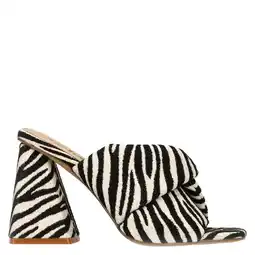 Wehkamp Sacha muiltjes met zebraprint zwart aanbieding