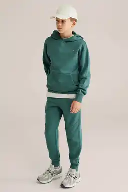 Wehkamp WE Fashion hoodie donkergroen aanbieding