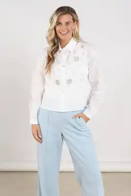 Wehkamp NUKUS blouse met pailletten aanbieding