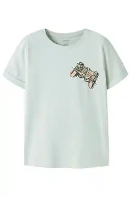 Wehkamp NAME IT KIDS T-shirt zachtblauw aanbieding