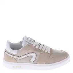 Wehkamp Hip leren sneakers beige aanbieding