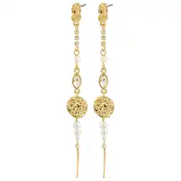 Wehkamp PILGRIM gold plated oorbellen Fire aanbieding