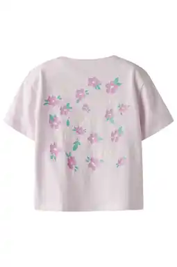 Wehkamp NAME IT MINI T-shirt met backprint lichtroze aanbieding