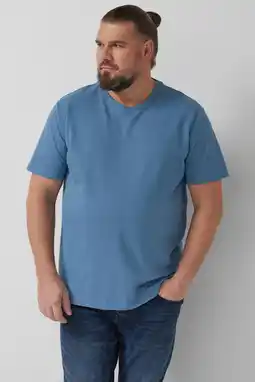 Wehkamp s.Oliver Big Size regular T-shirt turquoise aanbieding
