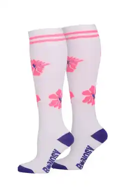 Wehkamp B.Nosy kniekousen wit/roze aanbieding