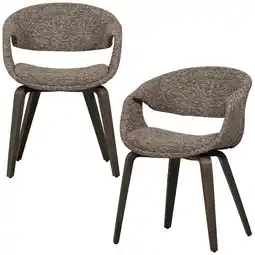 Wehkamp WOOOD eetkamerstoel (set van 2) Yossi aanbieding