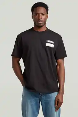 Wehkamp G-STAR regular T-shirt zwart aanbieding