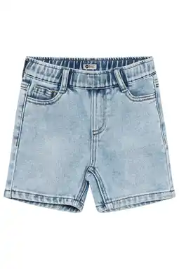 Wehkamp Daily7 denim baggy regularwaist short light blue denim aanbieding
