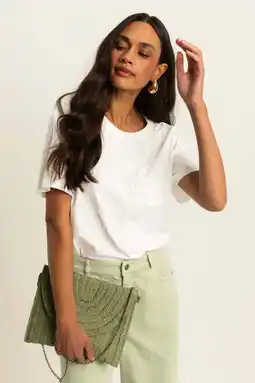 Wehkamp Expresso T-shirt ecru aanbieding