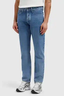 Wehkamp Pure Path Eric regular fit jeans denim mid blue aanbieding